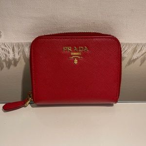 Prada Saffiano Leather Cardholder